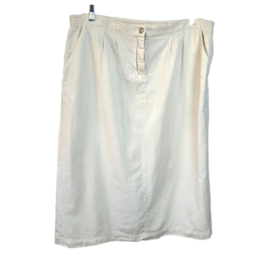 VINTAGE BILL BLASS COTTON Pencil Skirt 1X